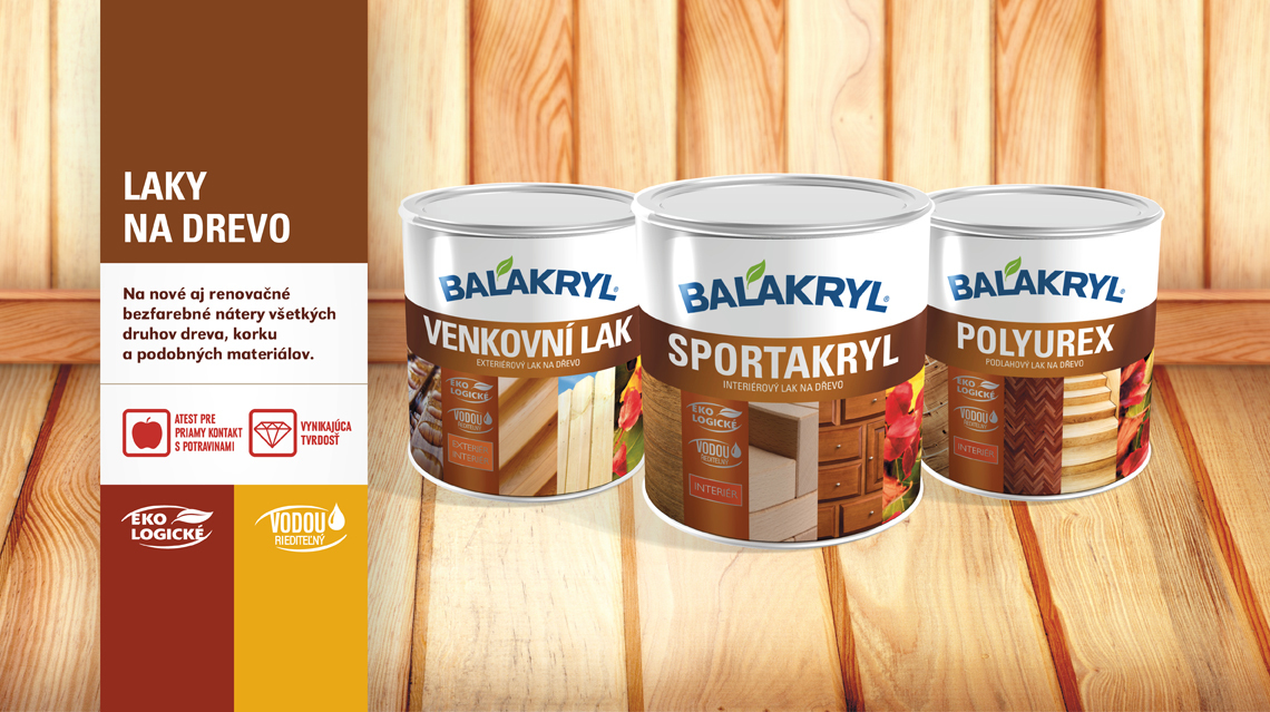 BALAKRYL LAKY NA DREVO
