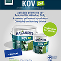 NOVINKA! KOV 2v1 multifunkčná farba priamo na kov